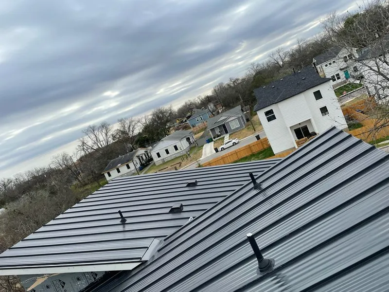 Standing seam metal roof panels with vents for Skylight Repair in Columbiana